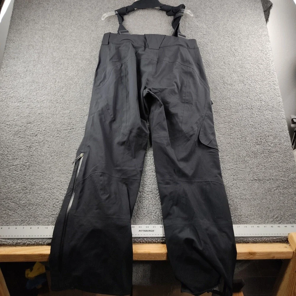 Nike Snow Pants Mens L ACG Storm-FIT Recco Black Suspenders Ski Snowboard EUC